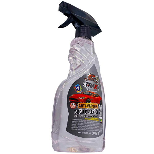 Trax Süper Etkili Cam Otomobil Buğu Önleyici Giderici Sprey 500 ml Trax Süper Etkili Cam Otomobil Buğu Önleyici Giderici Sprey 500 ml