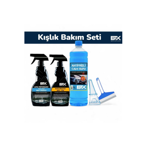 5'li Kışlık Araç Bakım Seti Cam Suyu 1lt & U.p. Blue Buz Çözücü & Buğu Önleyici Sprey 500 ml 5'li Kışlık Araç Bakım Seti Cam Suyu 1lt & U.p. Blue Buz Çözücü & Buğu Önleyici Sprey 500 ml