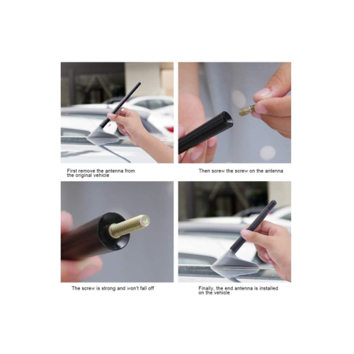 Sparco Her Araca Uygun Alüminyum Vidalı Karbon Fiber Oto Radyo Anten Çubuğu Sparco Her Araca Uygun Alüminyum Vidalı Karbon Fiber Oto Radyo Anten Çubuğu