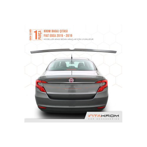 Fiat Egea Krom Bagaj Çıtası 2015 Üzeri Sedan Fiat Egea Krom Bagaj Çıtası 2015 Üzeri Sedan