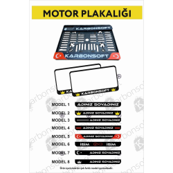 Motor Plakalık 1 Adet Takmatik Motosiklet Plakalık Kişiye Özel Plakalık Motor Plakalık 1 Adet Takmatik Motosiklet Plakalık Kişiye Özel Plakalık