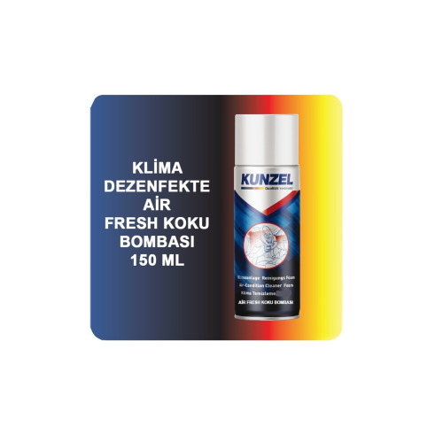 Klima Dezenfekte Elma Airfres Koku Bombası 150 ml Klima Dezenfekte Elma Airfres Koku Bombası 150 ml