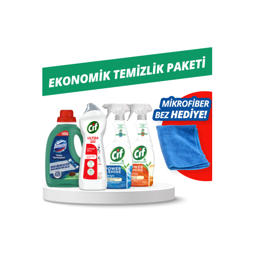 Unilever Ekonomik Temizlik Paketi Mikrofiber Bez Hediye Unilever Ekonomik Temizlik Paketi Mikrofiber Bez Hediye