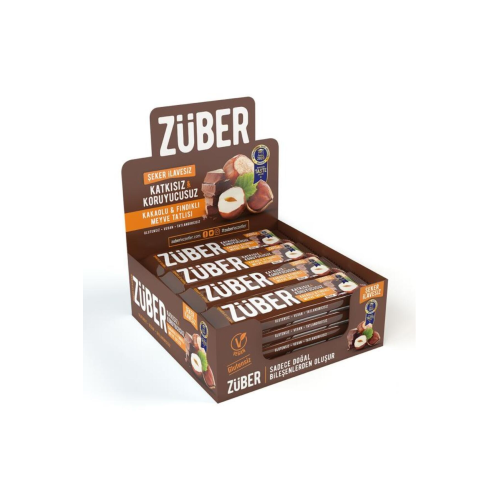 Meyve Bar Fındık Ve Kakaolu 40g X 12 Adet Meyve Bar Fındık Ve Kakaolu 40g X 12 Adet
