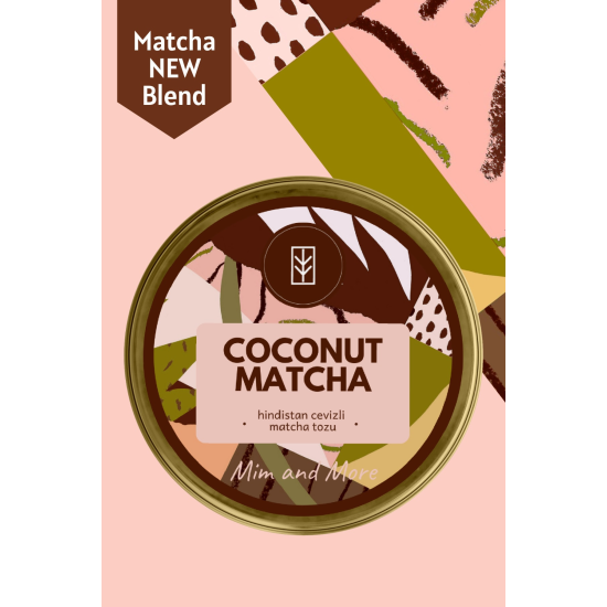 Coconut Matcha Hindistan Cevizli Matcha Yeşil Çay