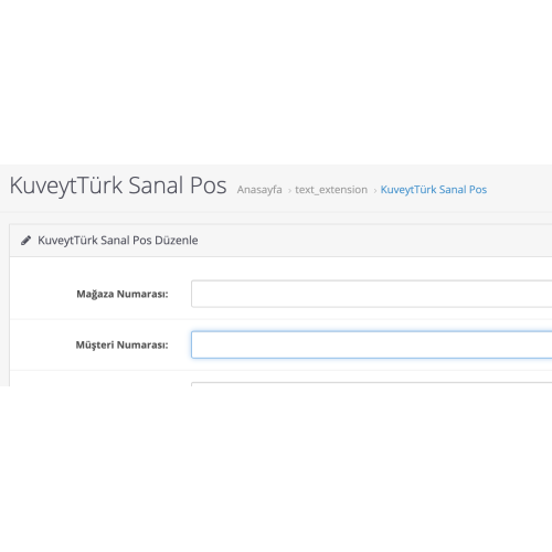 Kuveyt Turk sanal pos modulu 3.x