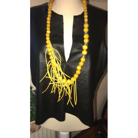 Wooden Beaded Design Necklace