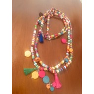Colorful Beaded Design Necklace